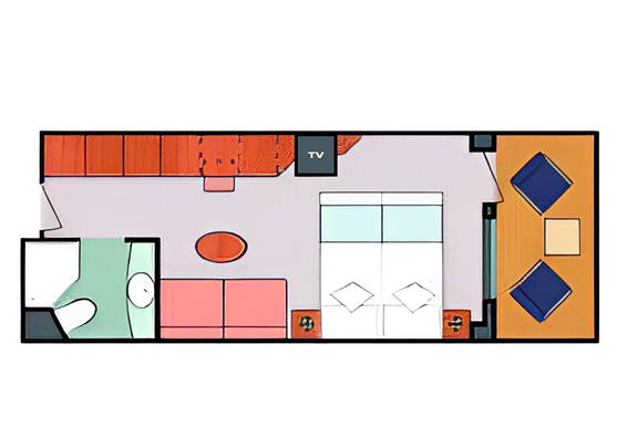 Cabine Externa com Varanda